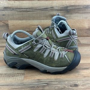 Keen Shoe Womens Sz 9 Targhee II Trail Hiking Sneakers Lace Up Leather